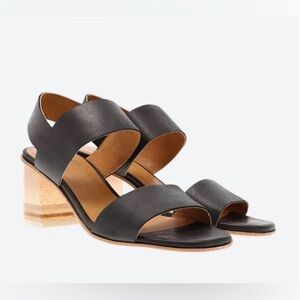 Coclico Size 41 Bedford Sandal in Black Talco